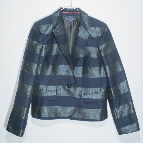 Tommy Hilfiger Sparkly Striped Blazer - Picture 3 of 7
